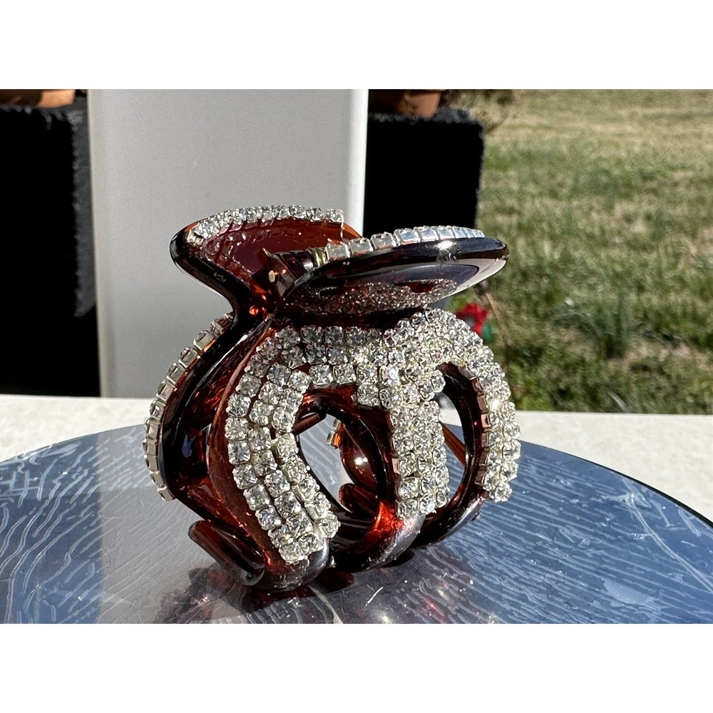 Brand New Gorgeous Hair Clip with Shiny‎ Crystals Rhinestone Jewelry Accessories